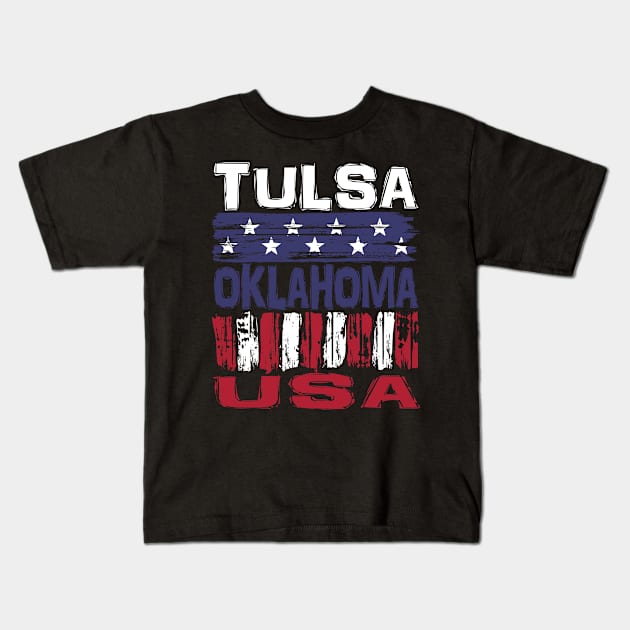 Tulsa Oklahoma USA T-Shirt Kids T-Shirt by Nerd_art